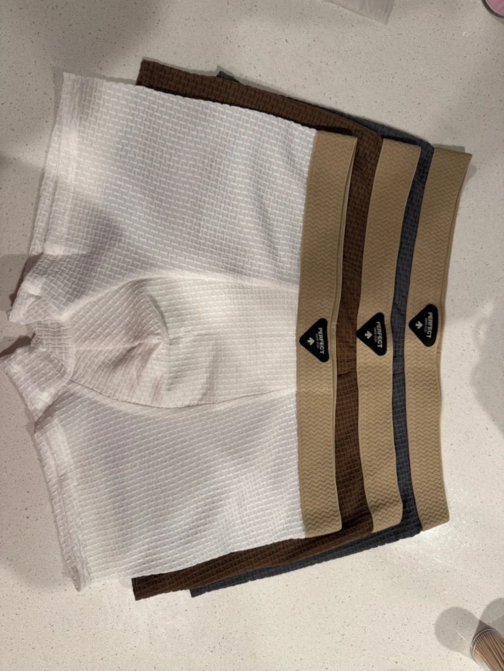 Waffle-Knit Boxer Briefs with Neutral Waistbands